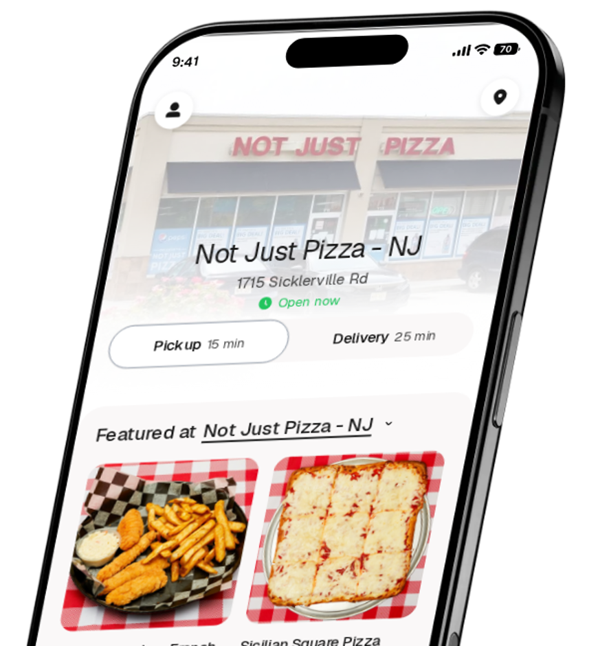 Not Just Pizza - NJ app preview