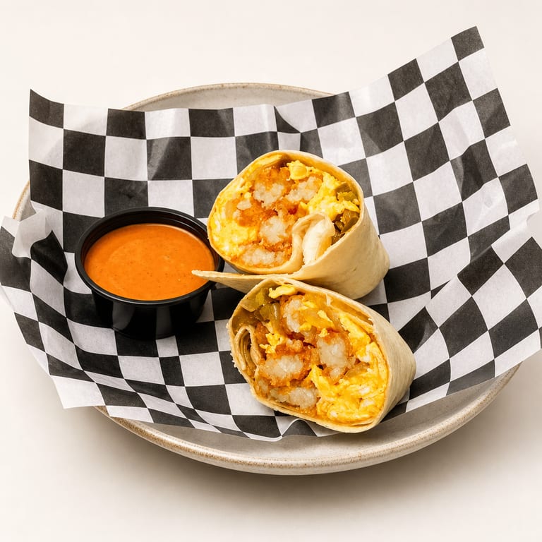 Delicious Breakfast Burrito
